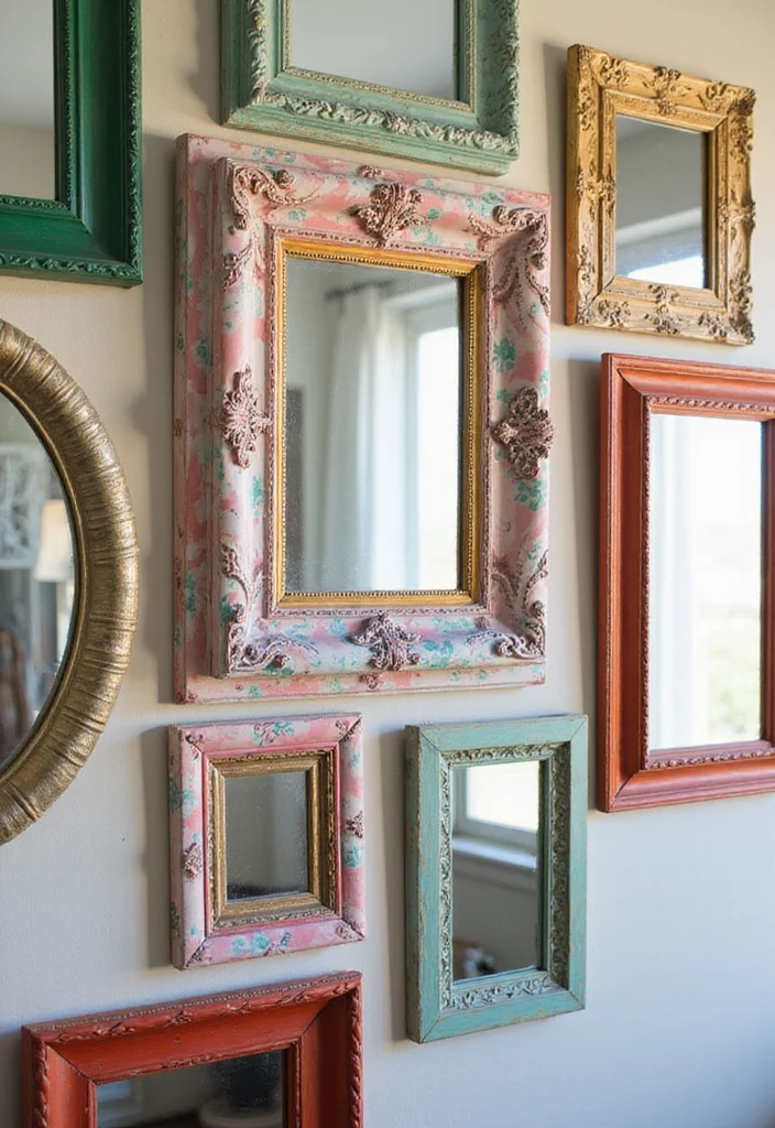 Walmart Mirror Wall Decor DIY: A Sleek Modern Guide with 20 Stylish Inspirations - 3. DIY Mirror Frame Collage