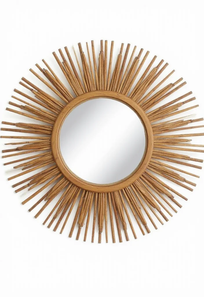 Walmart Mirror Wall Decor DIY: A Sleek Modern Guide with 20 Stylish Inspirations - 6. Sunburst Mirror DIY