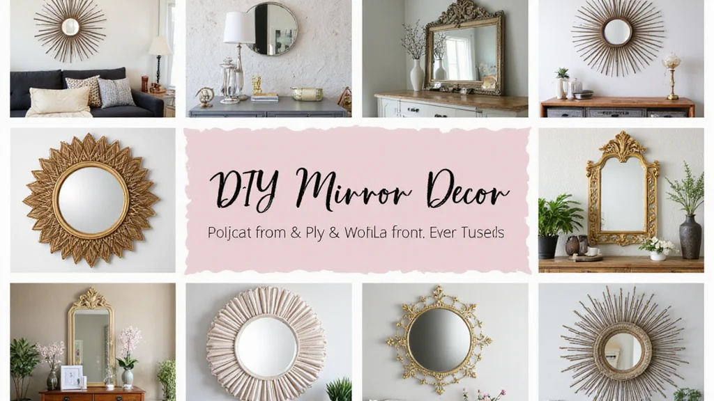 Walmart Mirror Wall Decor DIY: A Sleek Modern Guide with 20 Stylish Inspirations