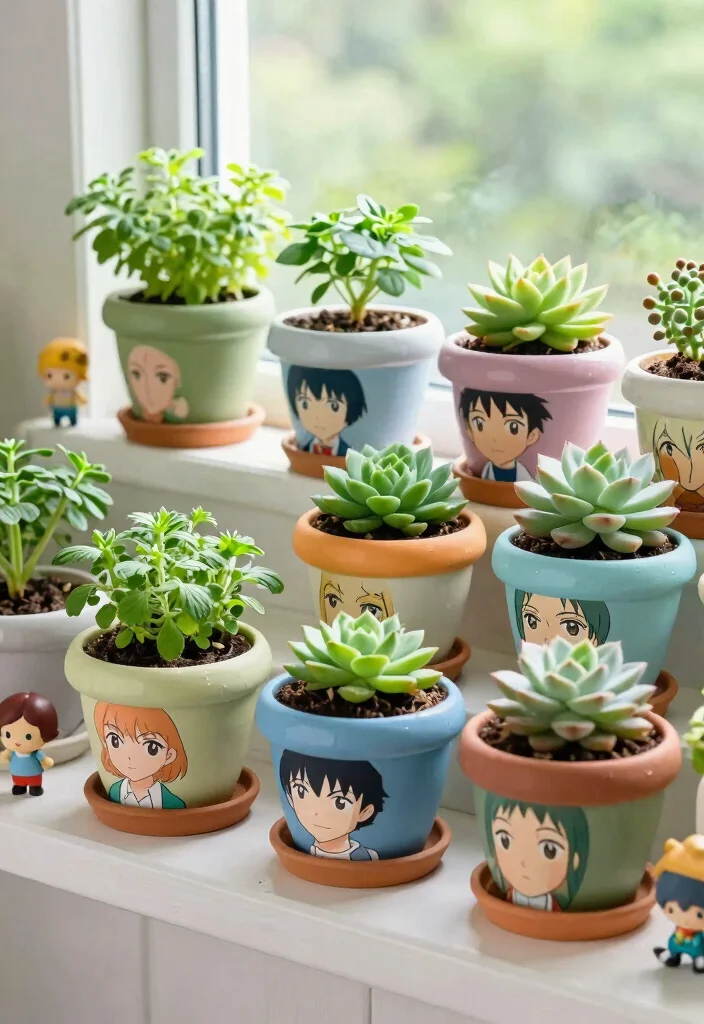 Anime Room Decor DIY: Best Blog Guide Featuring 20 Fan-Inspired Designs - 16. Anime-Inspired Garden 1