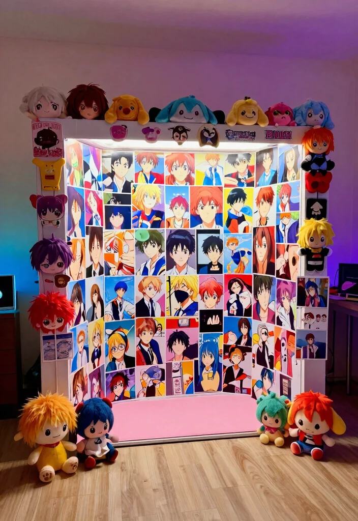Anime Room Decor DIY: Best Blog Guide Featuring 20 Fan-Inspired Designs - 18. DIY Anime Photo Booth 1