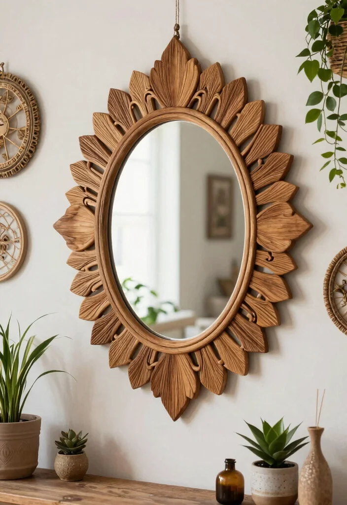 Boho Decor DIY Bohemian Homes: Best Blog Guide Featuring 19 Relaxed Styling Ideas - 14. Bohemian Style Mirrors 1