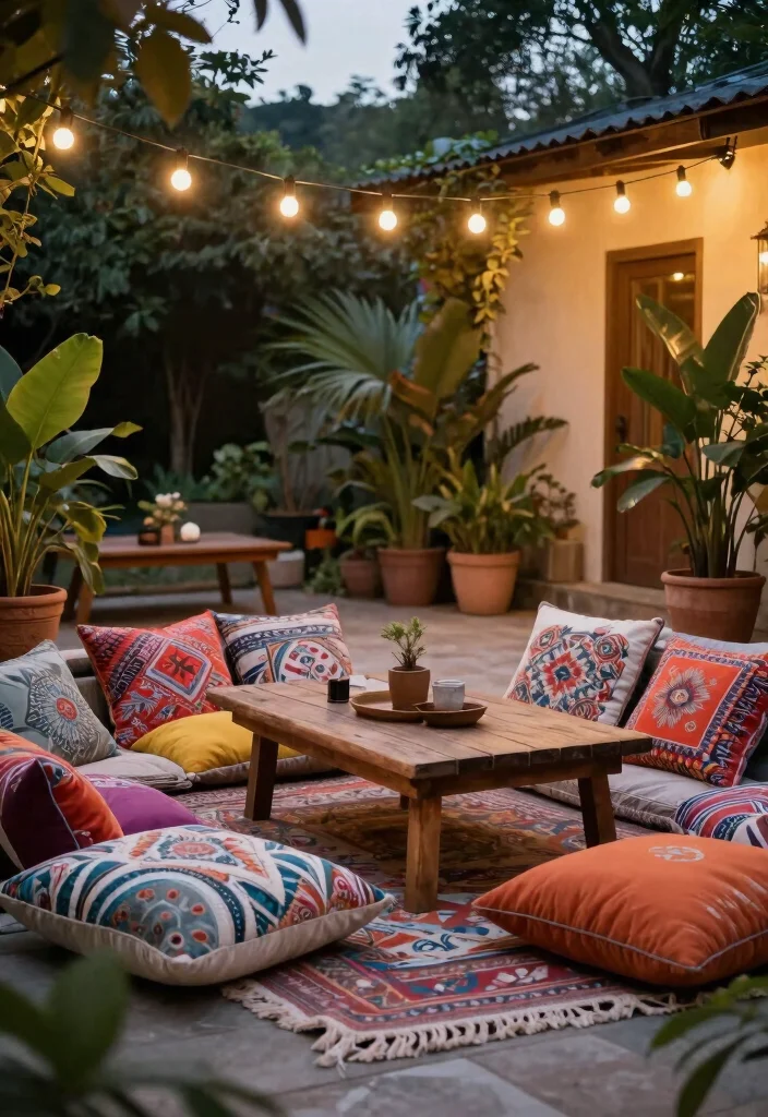 Boho Decor DIY Bohemian Homes: Best Blog Guide Featuring 19 Relaxed Styling Ideas - 18. Bohemian Style Outdoor Setup 1