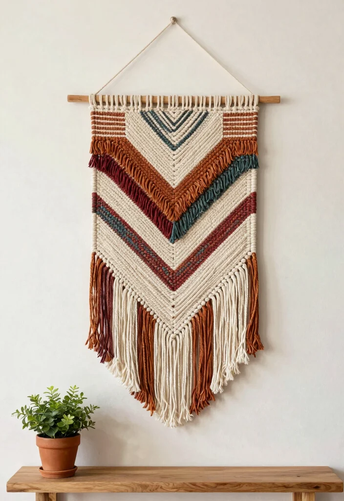 Boho Decor DIY Bohemian Homes: Best Blog Guide Featuring 19 Relaxed Styling Ideas - 2. Woven Wall Hanging 1