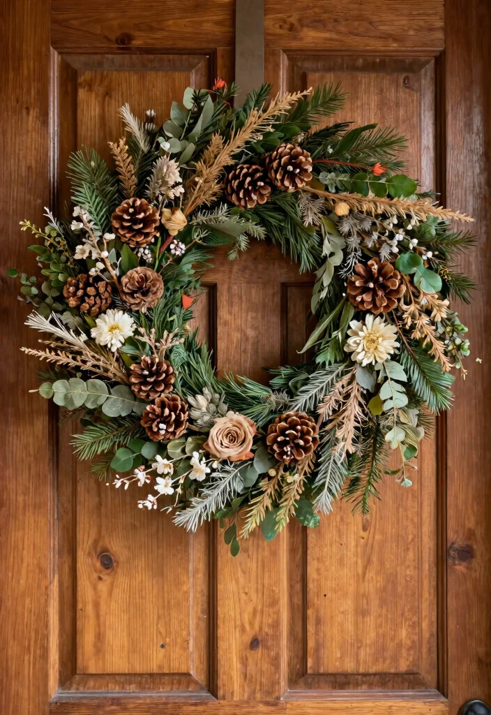 Christmas Decor Ideas DIY Crafts: Best Blog Guide with 18 Handmade Holiday Projects - 10. Natural Festive Wreaths 1