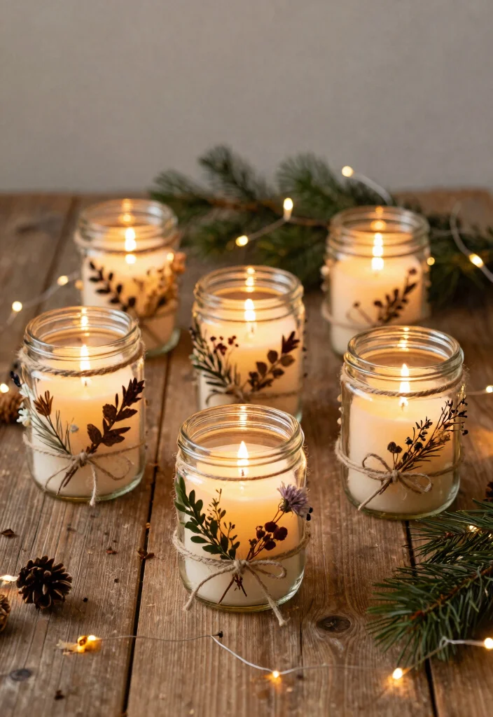 Christmas Decor Ideas DIY Crafts: Best Blog Guide with 18 Handmade Holiday Projects - 14. Eco-Friendly Candle Holders 1