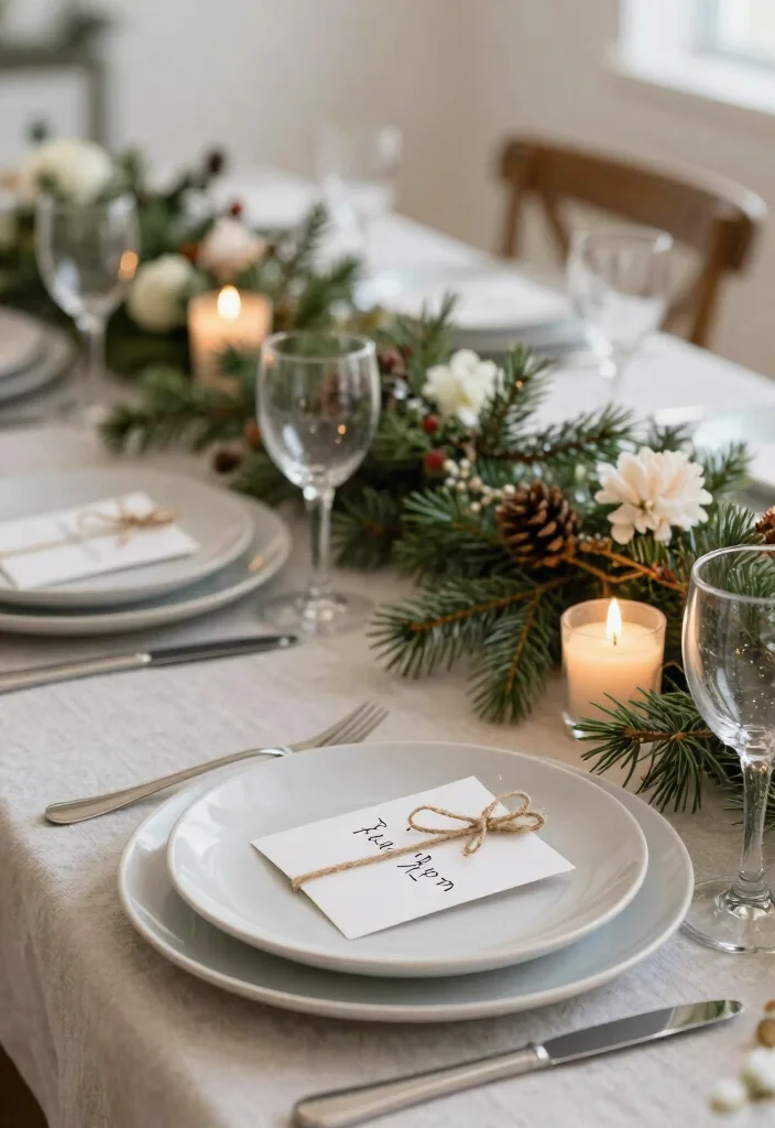 Christmas Decor Ideas DIY Crafts: Best Blog Guide with 18 Handmade Holiday Projects - 15. Nature-Inspired Table Settings 1