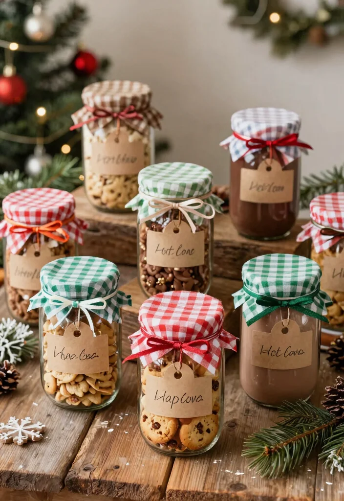 Christmas Decor Ideas DIY Crafts: Best Blog Guide with 18 Handmade Holiday Projects - 17. Holiday Mason Jar Gifts 1