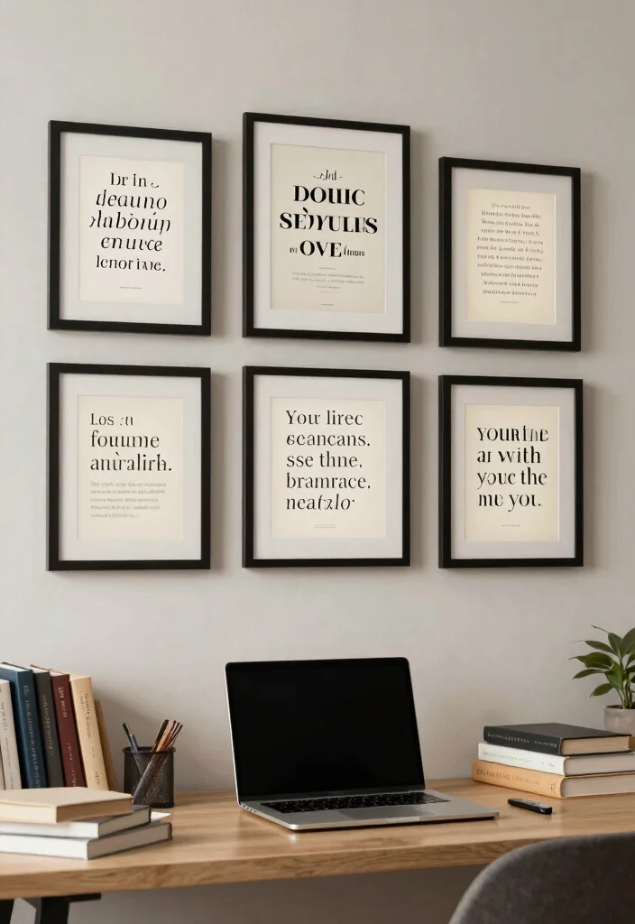 DIY Book Decor Ideas: Best Blog Guide with 18 Literary Styling Concepts - 3. Literary Quote Prints 1