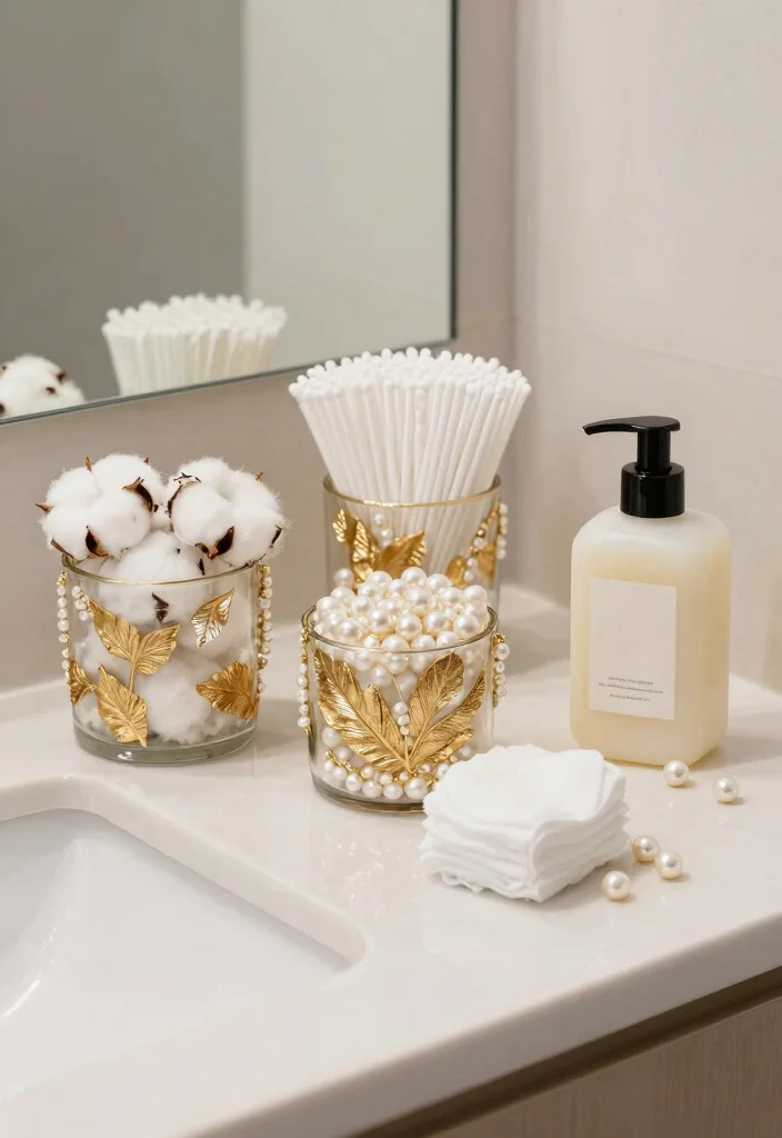 DIY Chanel Decor Dollar Stores: Best Blog Guide Featuring 19 Budget Luxury Looks - 18. Glamorous Bathroom Accessories 1