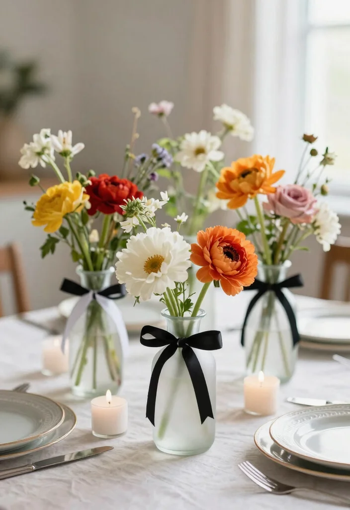 DIY Chanel Decor Dollar Stores: Best Blog Guide Featuring 19 Budget Luxury Looks - 8. Stylish Flower Vases 1