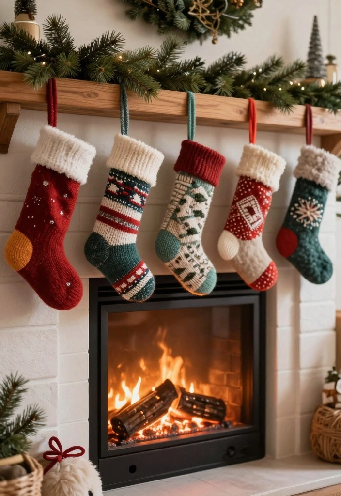 DIY Christmas Home Decor: Best Blog Guide Featuring 20 Cozy Holiday Designs - 5. Recycled Sweater Stockings 1