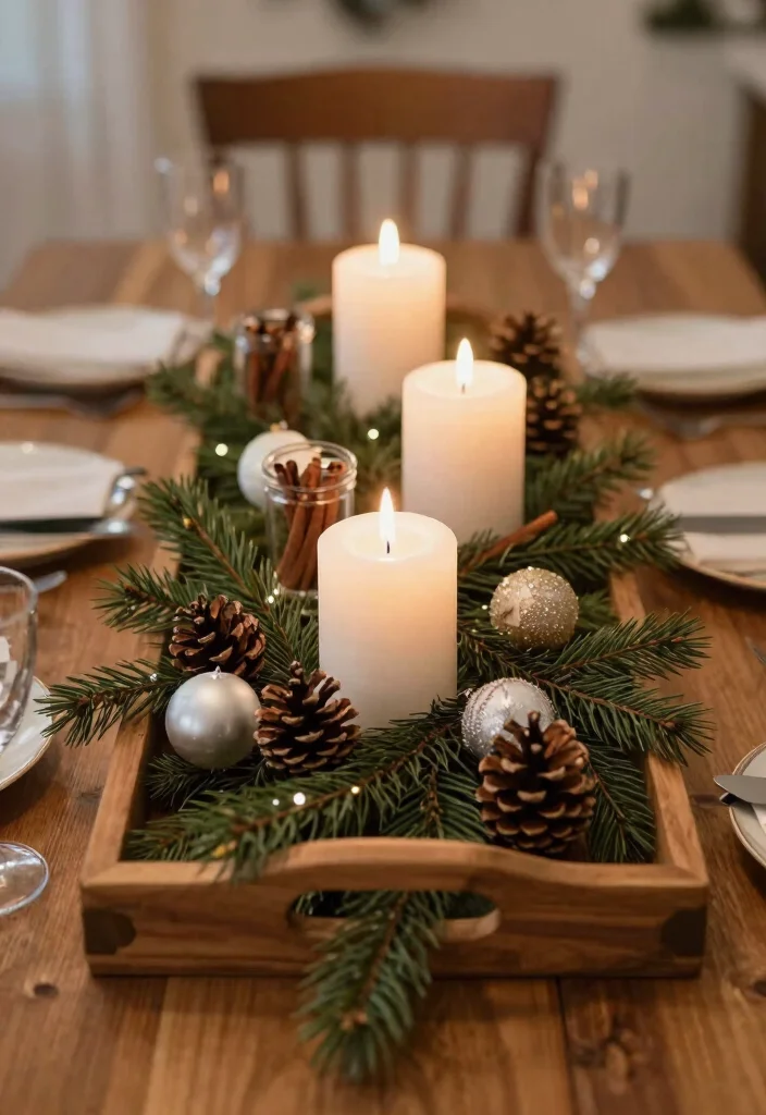 DIY Christmas Home Decor: Best Blog Guide Featuring 20 Cozy Holiday Designs - 7. Festive Table Centerpieces 1