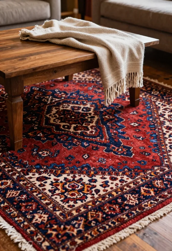 DIY Dark Academia Decor: Best Blog Guide Featuring 20 Moody Aesthetic Concepts - 14. Dark Academia-Themed Rugs 1