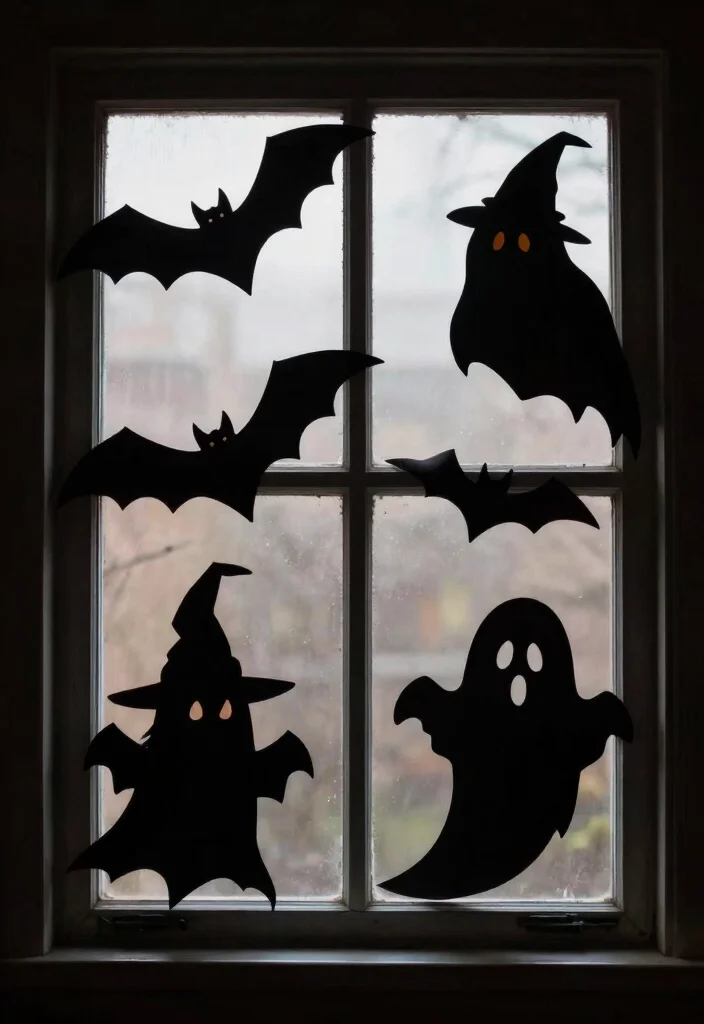 DIY Dollar Tree Halloween Decor: Best Blog Guide Featuring 20 Spooky Budget Projects - 3. Spooky Silhouettes 1