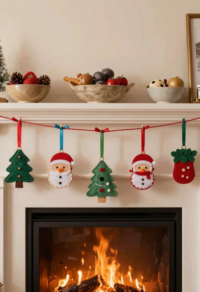DIY Fireplace Christmas Decor: Best Blog Guide Featuring 20 Cozy Holiday Accents - 8. DIY Ornaments Display 1