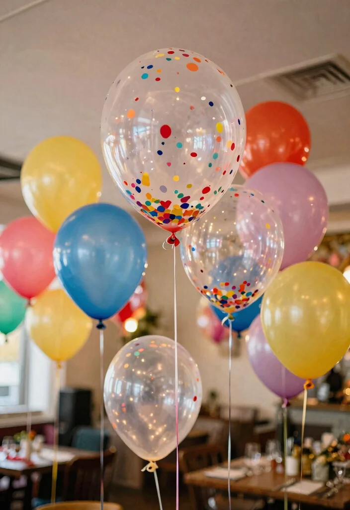 DIY Grad Party Decor: Best Blog Guide Featuring 20 Celebration-Ready Ideas - 11. Confetti Balloons 1