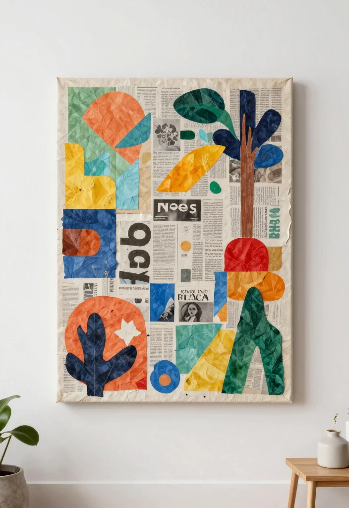 DIY Home Decor Easy Creative: Best Blog Guide with 17 Simple Yet Artistic Projects - 11. Recycled Paper Wall Art 1