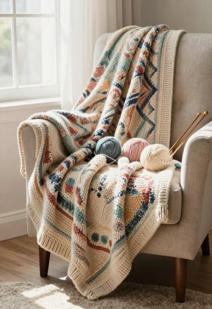 DIY Home Decor Living Room: Best Blog Guide Featuring 20 Stylish Update Ideas - 12. Custom Throw Blankets 1