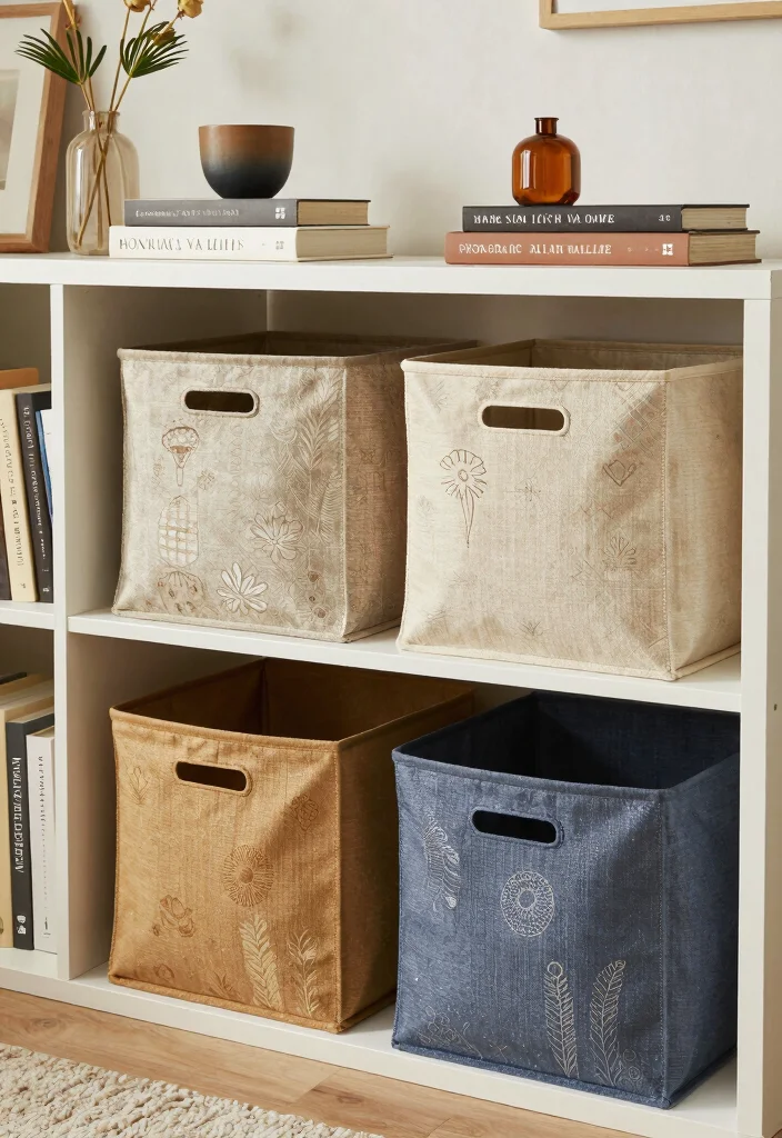 DIY Home Decor Living Room: Best Blog Guide Featuring 20 Stylish Update Ideas - 15. Eco-Friendly Storage Solutions 1