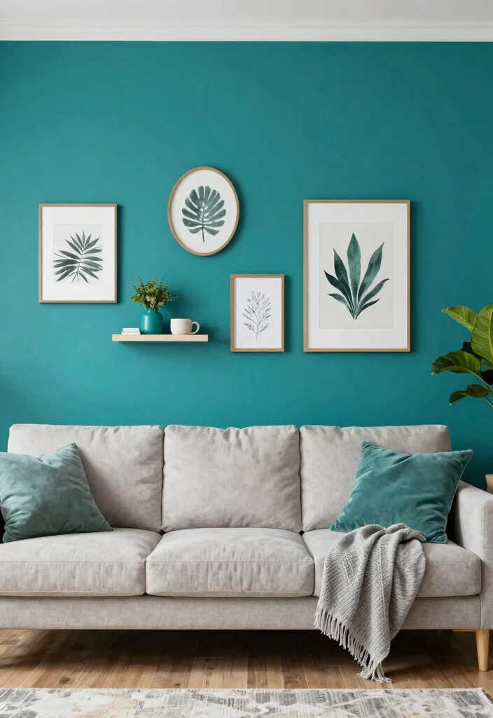 DIY Home Decor Living Room: Best Blog Guide Featuring 20 Stylish Update Ideas - 16. Colorful Accent Walls 1