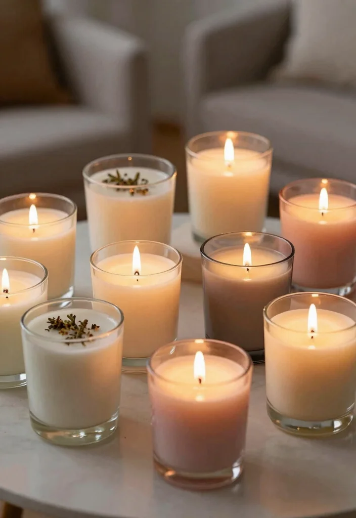 DIY Home Decor Living Room: Best Blog Guide Featuring 20 Stylish Update Ideas - 8. Sustainable Candles 1