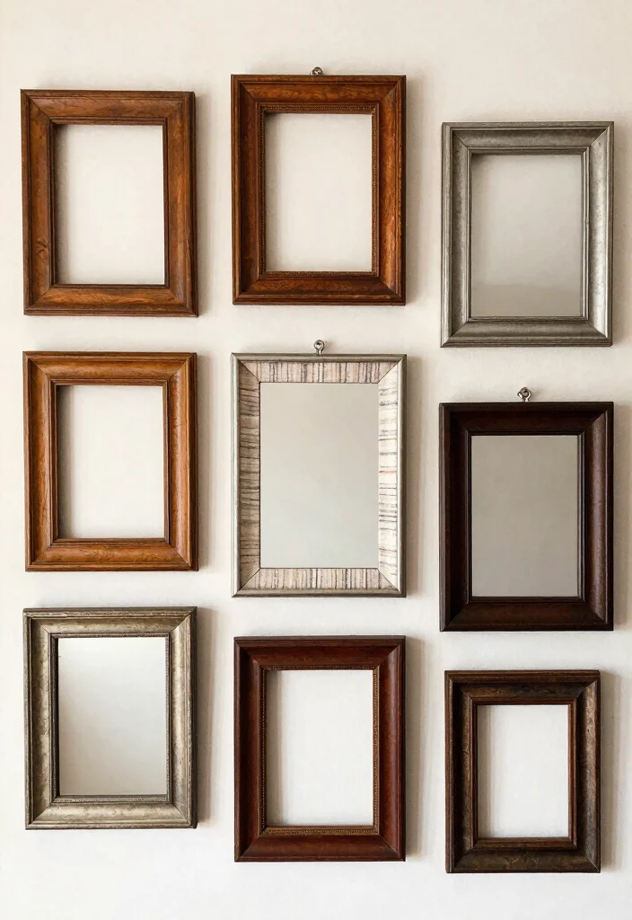 DIY Home Decor Living Room: Best Blog Guide Featuring 20 Stylish Update Ideas - 9. Repurposed Picture Frames 1