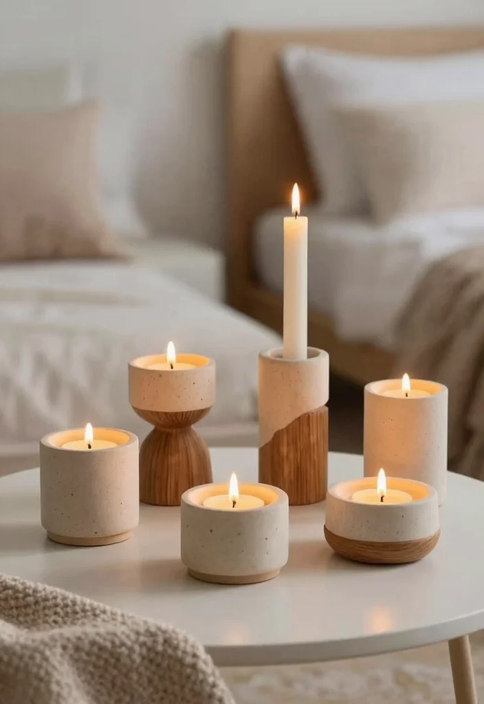 DIY Room Decor Ideas Bedrooms: Best Blog Guide with 17 Personalized Bedroom Styles - 10. Sustainable Candle Holders 1