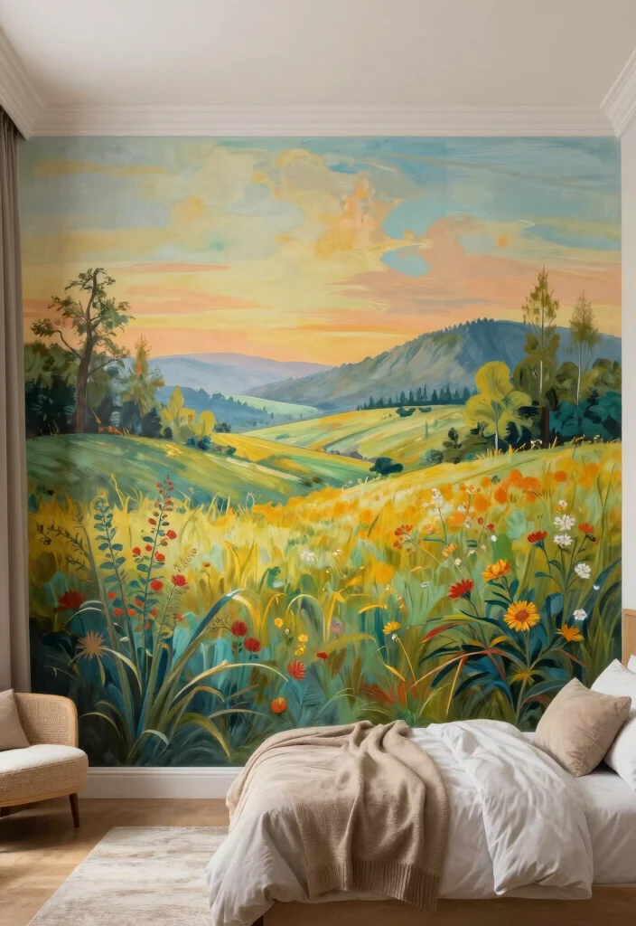 DIY Room Decor Ideas Bedrooms: Best Blog Guide with 17 Personalized Bedroom Styles - 11. Whimsical Wall Murals 1