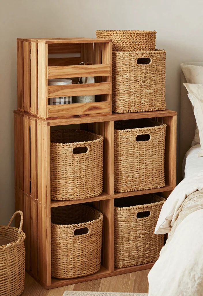 DIY Room Decor Ideas Bedrooms: Best Blog Guide with 17 Personalized Bedroom Styles - 12. Decorative Storage Solutions 1