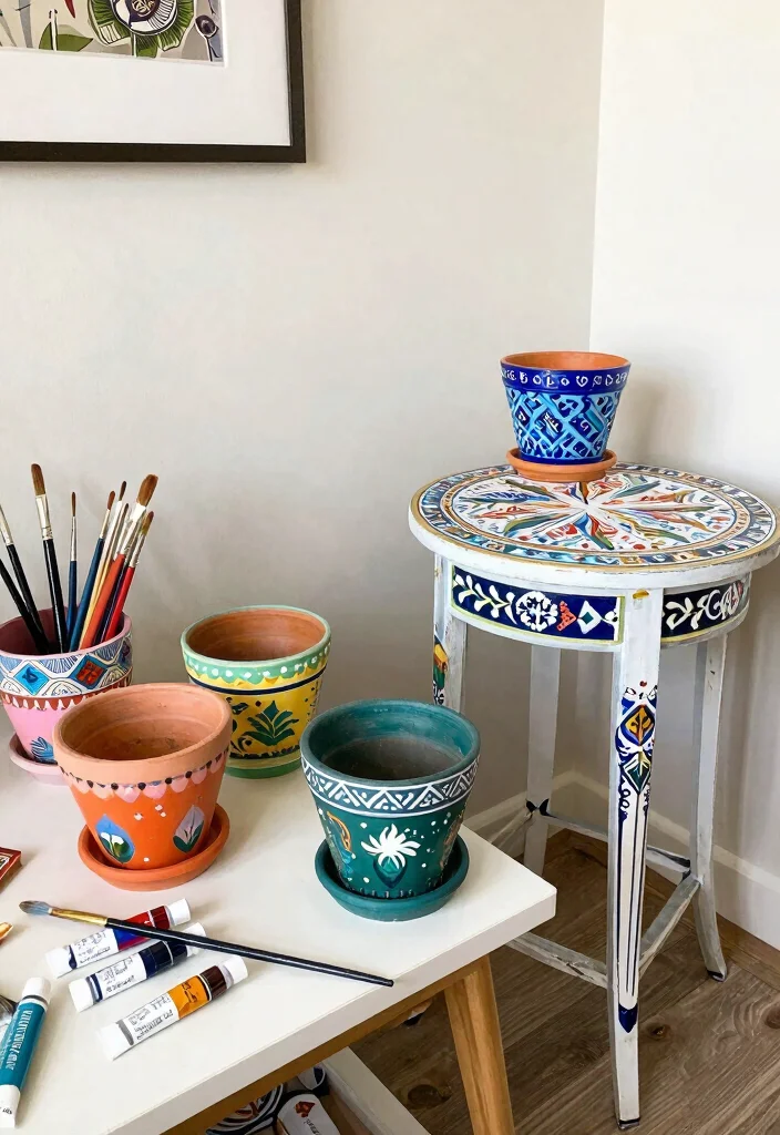 DIY Room Decor Ideas Bedrooms: Best Blog Guide with 17 Personalized Bedroom Styles - 5. Hand-Painted Accent Pieces 1