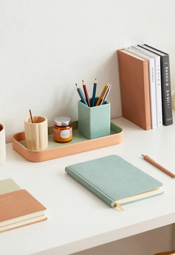 DIY Study Table Decor Ideas: Best Blog Guide with 18 Organized Styling Concepts - 8. Stylish Desk Accessories 1