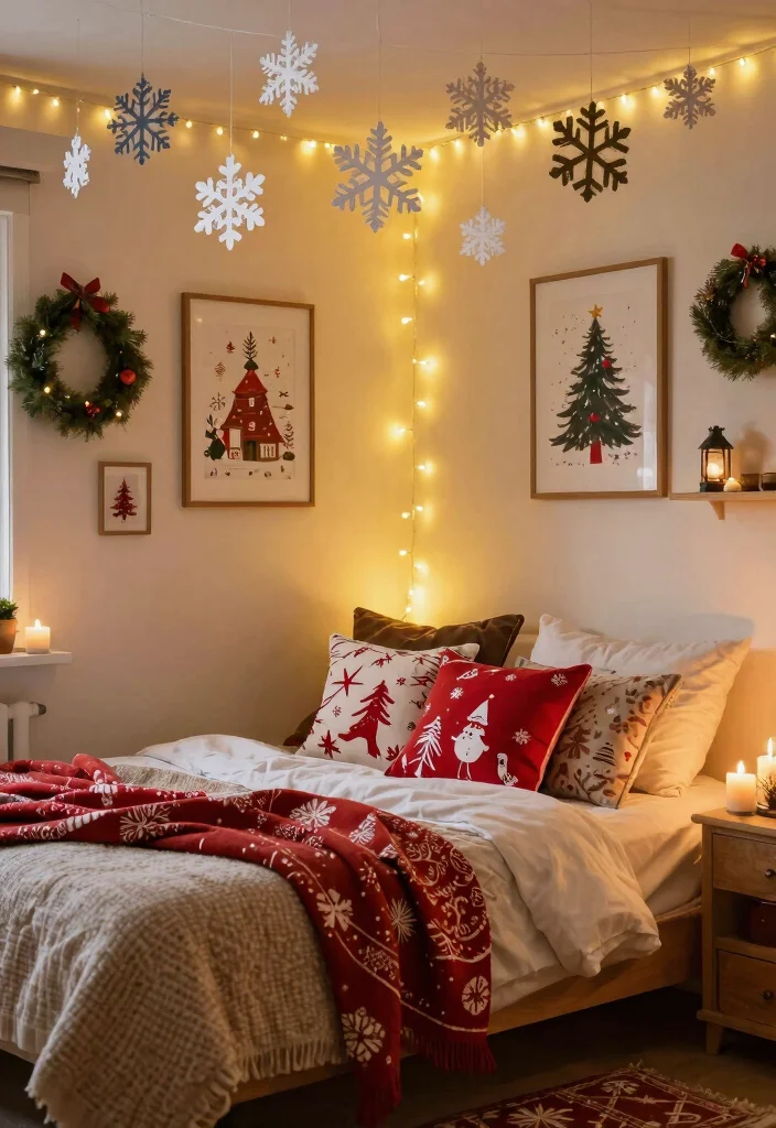 DIY Taylor Swift Room Decor: Best Blog Guide Featuring 20 Fan-Inspired Room Styles - 9. Holiday Surprise Cheer 1