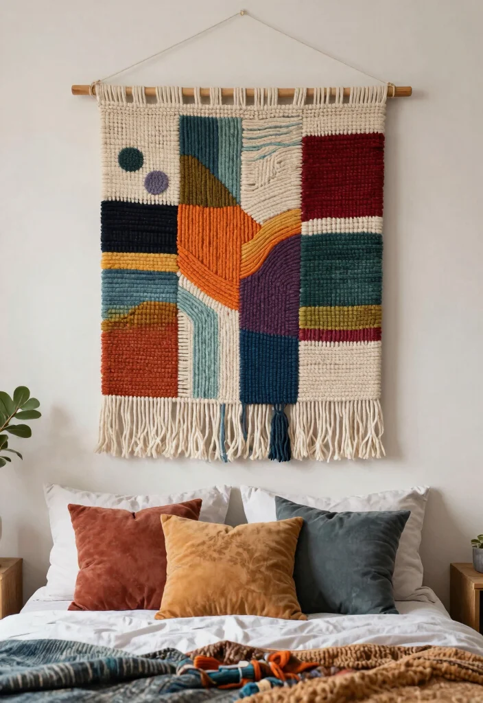 DIY Teen Bedroom Decor: Best Blog Guide Featuring 20 Trend-Forward Designs - 16. DIY Woven Wall Hangings 1