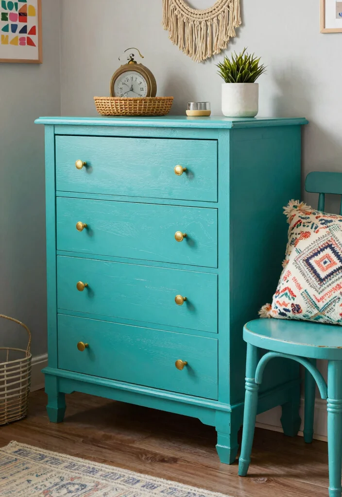 DIY Teen Bedroom Decor: Best Blog Guide Featuring 20 Trend-Forward Designs - 4. Upcycled Furniture Projects 1