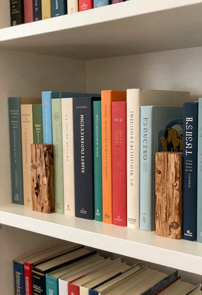 DIY Wood Decor Ideas: Best Blog Guide Featuring 20 Natural Handmade Projects - 12. Wooden Bookends 1