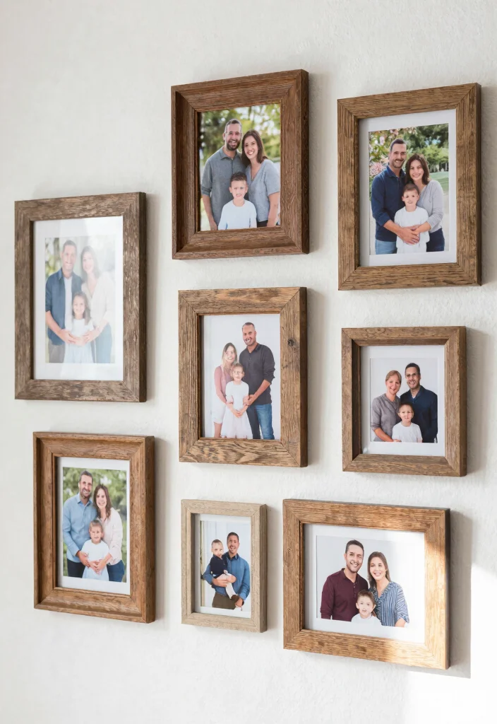 DIY Wood Decor Ideas: Best Blog Guide Featuring 20 Natural Handmade Projects - 5. Rustic Picture Frames 1