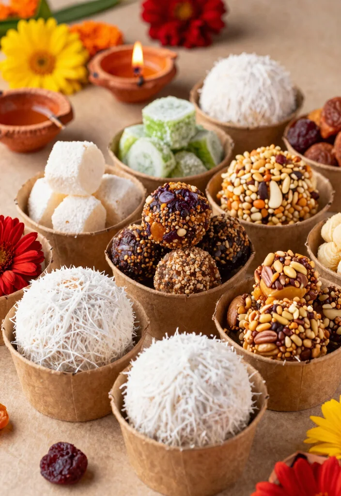 Diwali Home Decor Ideas DIY: Best Blog Guide with 18 Festive Decorating Concepts - 18. Eco-Friendly Festive Candies 1