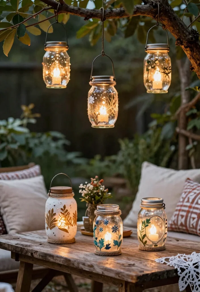 Diwali Home Decor Ideas DIY: Best Blog Guide with 18 Festive Decorating Concepts - 2. Recycled Jar Lanterns 1
