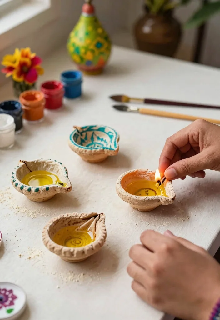 Diwali Home Decor Ideas DIY: Best Blog Guide with 18 Festive Decorating Concepts - 5. Biodegradable Diya Making 1