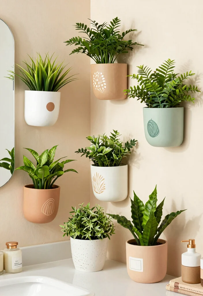 Dollar Tree Bathroom Decor DIY: Best Blog Guide with 18 Affordable Makeover Ideas - 17. DIY Plant Holders 1