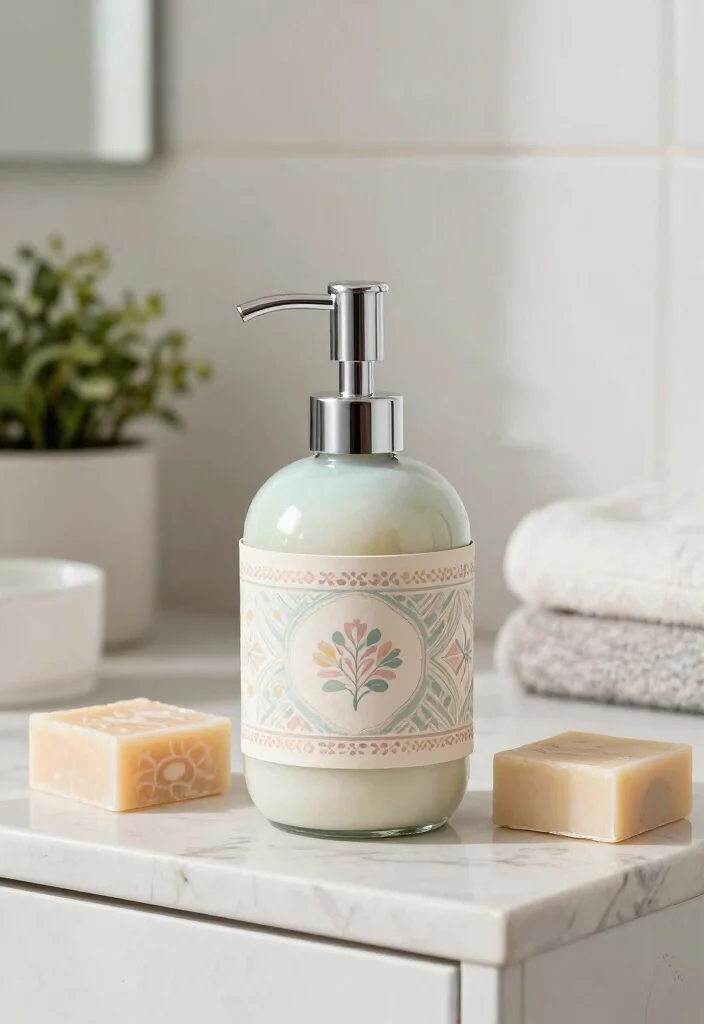 Dollar Tree Bathroom Decor DIY: Best Blog Guide with 18 Affordable Makeover Ideas - 3. DIY Soap Dispenser 1