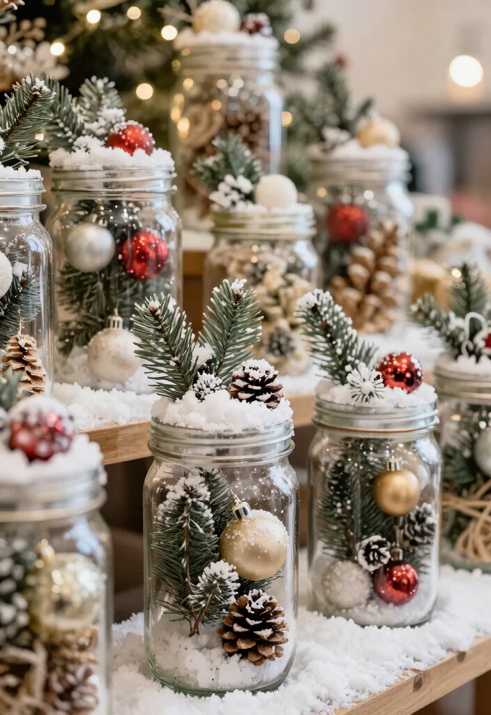 Dollar Tree DIY Crafts Decor: Best Blog Guide Featuring 20 Affordable Craft Ideas - 12. Holiday Decor Jars 1