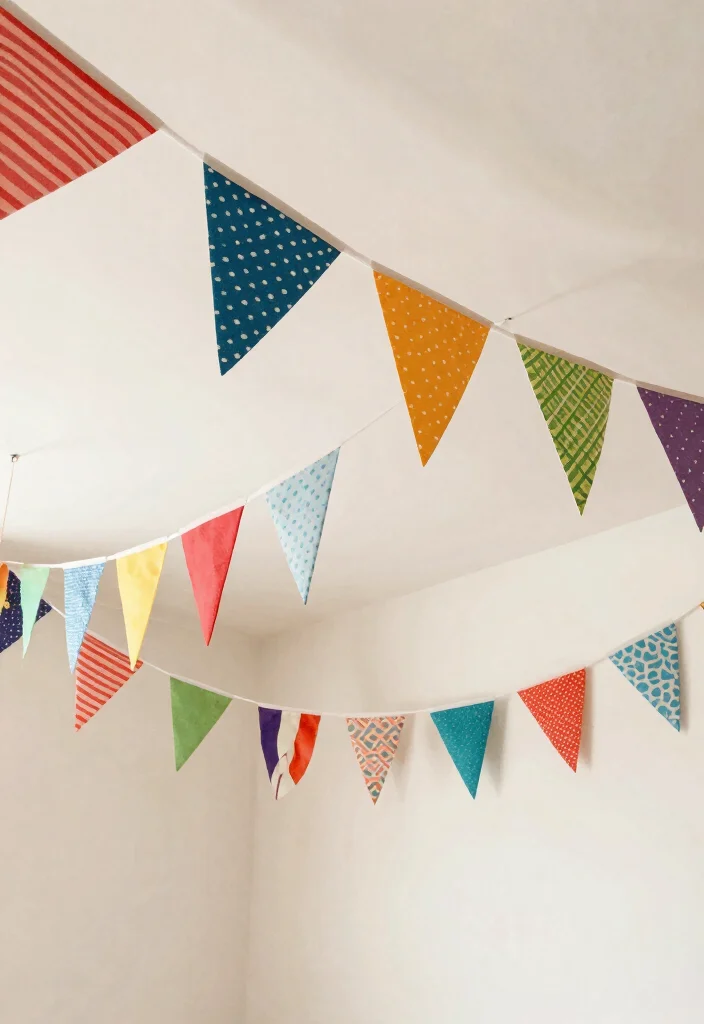 Dollar Tree DIY Crafts Decor: Best Blog Guide Featuring 20 Affordable Craft Ideas - 8. Fabric Bunting Banners 1