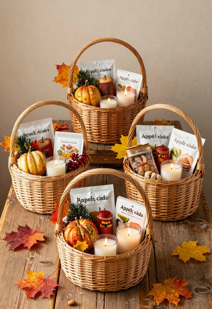 Dollar Tree Fall Decor DIY: Best Blog Guide Featuring 20 Cozy Autumn Projects - 10. Fall-Themed Gift Baskets 1