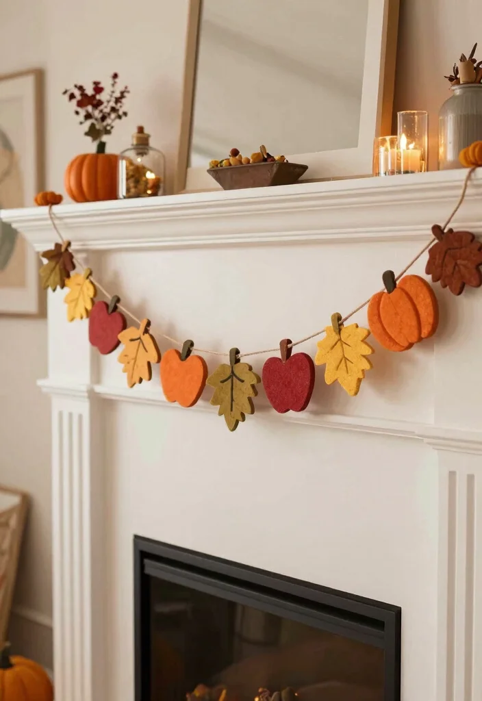 Dollar Tree Fall Decor DIY: Best Blog Guide Featuring 20 Cozy Autumn Projects - 17. Whimsical Fall Garland 1