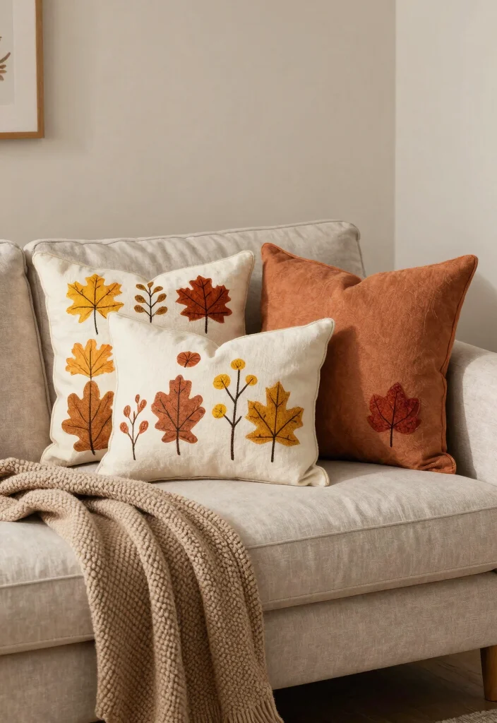 Dollar Tree Fall Decor DIY: Best Blog Guide Featuring 20 Cozy Autumn Projects - 7. Decorative Pillow Covers 1