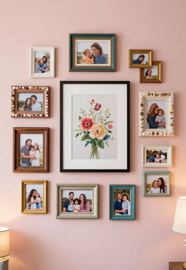 Easy Home Decor Ideas DIY: Best Blog Guide Featuring 20 Beginner-Friendly Projects - 6. Creative Picture Frames 1