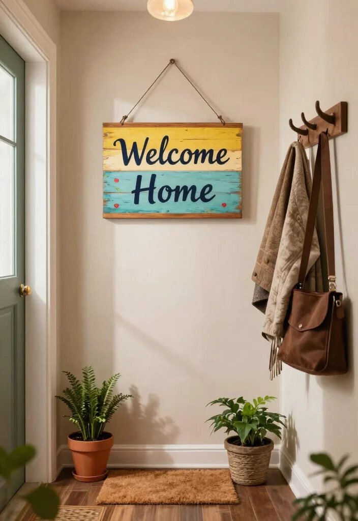 Easy Home Decor Ideas DIY: Best Blog Guide Featuring 20 Beginner-Friendly Projects - 8. Hand-Painted Wooden Signs 1