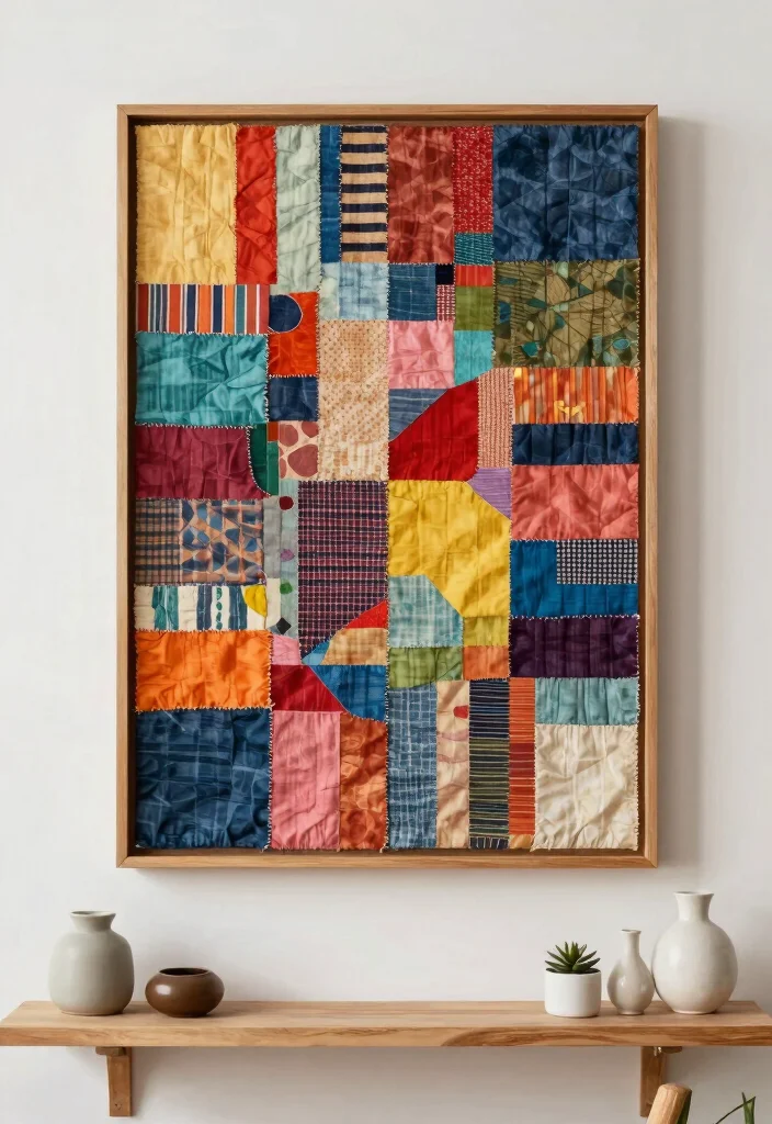 Homemade DIY Crafts Room Decor: Best Blog Guide Featuring 20 Cozy Handmade Ideas - 13. DIY Fabric Wall Art 1